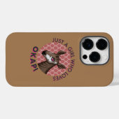Gewoon een meisje dat van Okapi houdt, Okapi Obses Case-Mate iPhone Case (Achterkant (horizontaal))