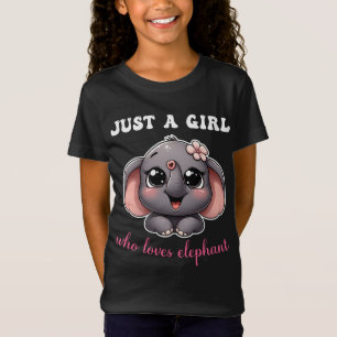 Gewoon Een Meisje Dat Van Olifanten Houdt Cute Oli T-shirt
