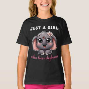 Gewoon Een Meisje Dat Van Olifanten Houdt Cute Oli T-shirt