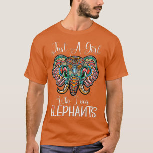 Gewoon een meisje dat van olifanten houdt - Elepha T-shirt