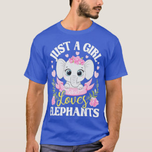 Gewoon een meisje dat van olifanten houdt - Elepha T-shirt