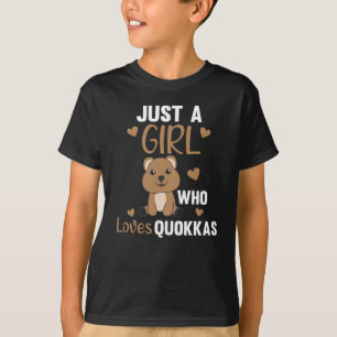 Gewoon een meisje dat van Otters houdt. T-shirt