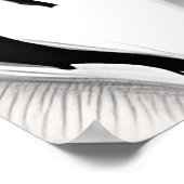 Gewoon een meisje dat van Paarden houdt Abstracte  Poster (Hoek)