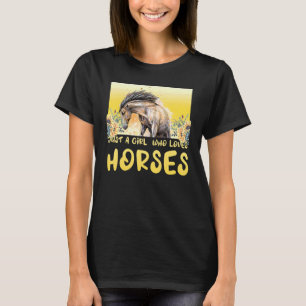 Gewoon een meisje dat van paarden houdt, Birthday  T-shirt