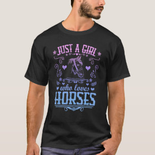 Gewoon Een Meisje Dat Van Paarden Houdt Equestria T-shirt