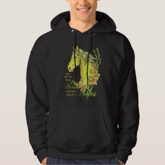 Gewoon Een Meisje Dat Van Paarden Houdt Geboren In Hoodie
