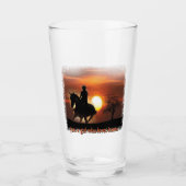 gewoon een meisje dat van paarden houdt glas (Voorkant)