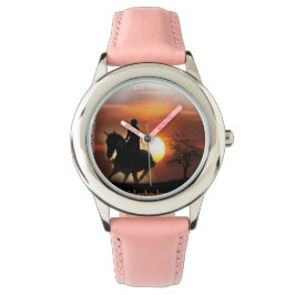 gewoon een meisje dat van paarden houdt horloge