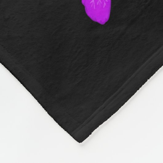 Gewoon een meisje dat van paarden houdt in Paars Fleece Deken (Hoek)