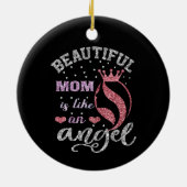 gewoon een meisje dat van paarden houdt keramisch ornament (Achterkant)