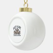 Gewoon een meisje dat van paarden houdt keramische bal ornament (Rechts)