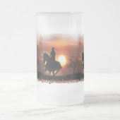 gewoon een meisje dat van paarden houdt matglas bierpul (Center)