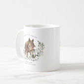Gewoon een meisje dat van paarden houdt | Monogram Koffiemok (Voorkant links)