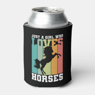 Gewoon een meisje dat van paarden houdt Paard me Blikjeskoeler