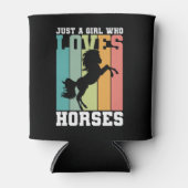 Gewoon een meisje dat van paarden houdt | Paard me Blikjeskoeler (Voorkant)