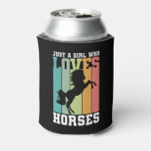 Gewoon een meisje dat van paarden houdt | Paard me Blikjeskoeler (Blikje Achterkant)