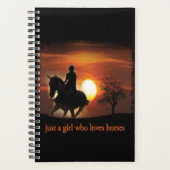 gewoon een meisje dat van paarden houdt planner (Voorkant)