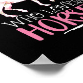 Gewoon een meisje dat van Paarden houdt... Poster (Hoek)