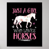 Gewoon een meisje dat van Paarden houdt... Poster (Voorkant)
