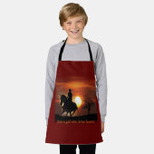 gewoon een meisje dat van paarden houdt schort (Gedragen)