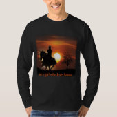 gewoon een meisje dat van paarden houdt t-shirt (Voorkant)