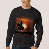 gewoon een meisje dat van paarden houdt trui (Voorkant)