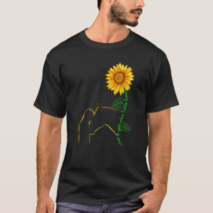 Gewoon een meisje dat van paardensportmeisjes houd t-shirt