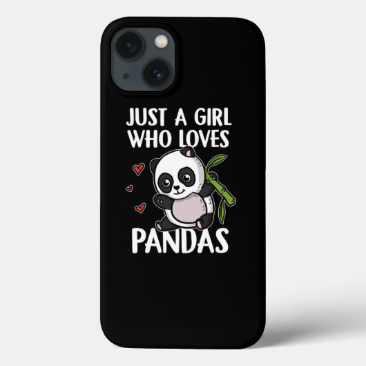 Gewoon een meisje dat van Pandas Cute Panda kostum Case-Mate iPhone Case (Achterkant)