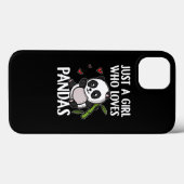 Gewoon een meisje dat van Pandas Cute Panda kostum Case-Mate iPhone Case (Achterkant (horizontaal))