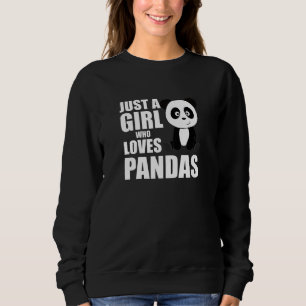 Gewoon een meisje dat van Pandas houdt, die diere Trui