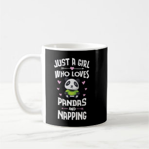 Gewoon een meisje dat van Pandas houdt en Gift Wom Koffiemok