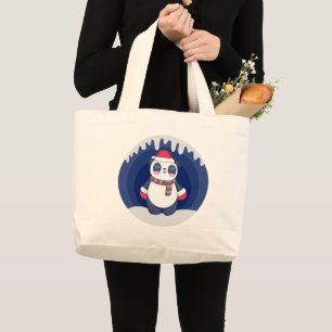 Gewoon een meisje dat van panda's houdt - Knuffel  Grote Tote Bag