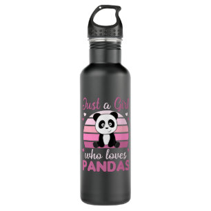 Gewoon een meisje dat van Pandas houdt - Sweet Pan Waterfles
