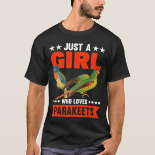 Gewoon een meisje dat van parkieten houdt 1 t-shirt