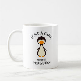 Gewoon een meisje dat van Penguins houdt Koffiemok
