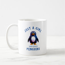 Gewoon een meisje dat van Penguins houdt Koffiemok
