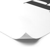 Gewoon een meisje dat van Penguins houdt Poster (Hoek)