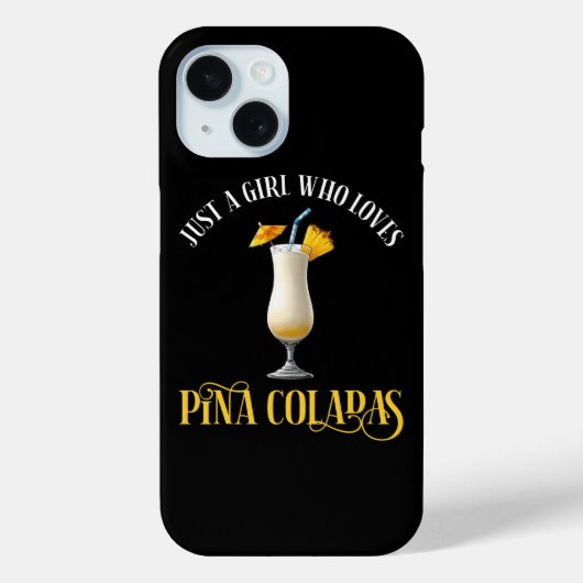 Gewoon Een Meisje Dat Van Pina Coladas Houdt Case-Mate iPhone Case (Achterkant)