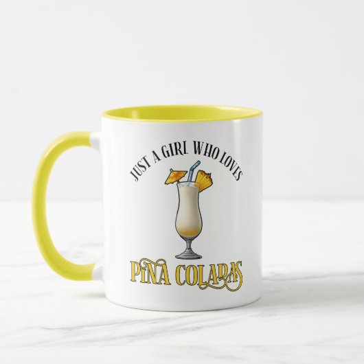 Gewoon Een Meisje Dat Van Pina Coladas Houdt Mok (Links)