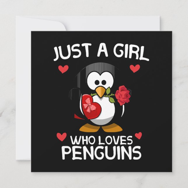 Gewoon een meisje dat van pinguïns houdt (Voorkant)