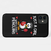 Gewoon een meisje dat van pinguïns houdt Case-Mate iPhone case (Achterkant (horizontaal))