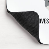 Gewoon een meisje dat van Pitbulls houdt... grappi Muismat (Hoek)