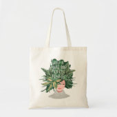 Gewoon een meisje dat van Plant houdt | | Crazy Pl Tote Bag (Voorkant)