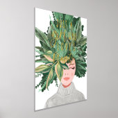 Gewoon een meisje dat van Plant houdt | Crazy Plan Folie Afdrukken (Laagn)