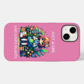 Gewoon een meisje dat van Planten houdt Case-Mate iPhone Case (Achterkant (horizontaal))