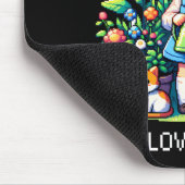 Gewoon een meisje dat van Planten houdt Muismat (Hoek)