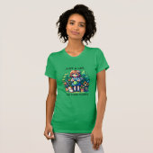 Gewoon een meisje dat van Planten houdt T-shirt (Voorkant volledig)