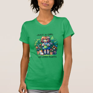 Gewoon een meisje dat van Planten houdt T-shirt