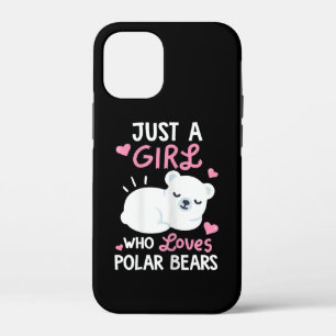 Gewoon een meisje dat van Polar Beren Dierenvriend Case-Mate iPhone Case