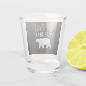 Gewoon een meisje dat van Polar Beren Dierenvriend Shot Glas (Achterkant)